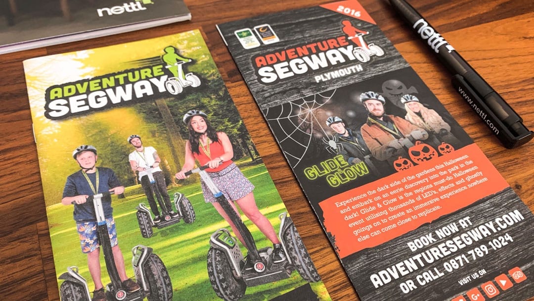 Adventure Segway Leaflet Designs