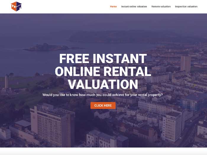 Online Rental Valuation Website Design