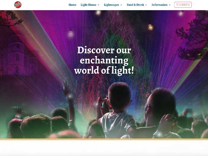 Wonder Nights Website Design
