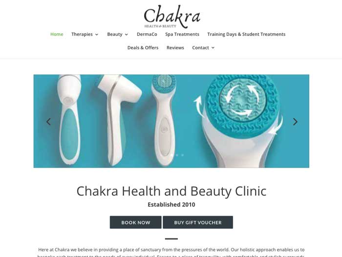 Chakra Website Design