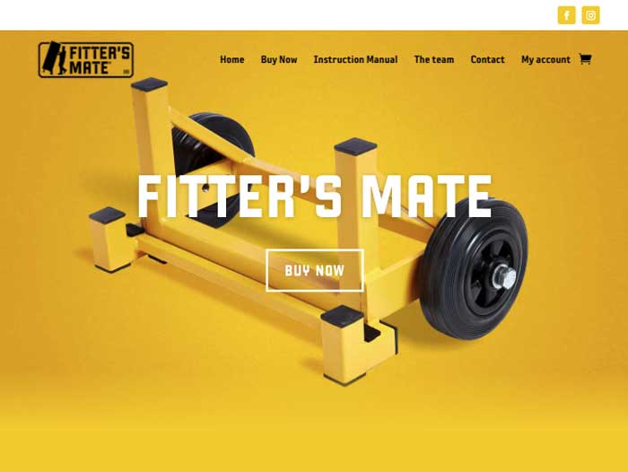 Fitters Mate Website Design