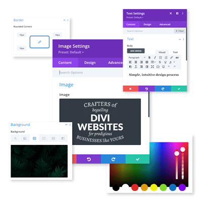 Divi's intuitive design process helps Divi website designers and you