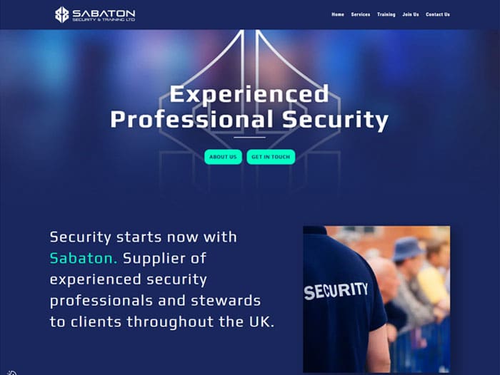 Sabaton Security Website