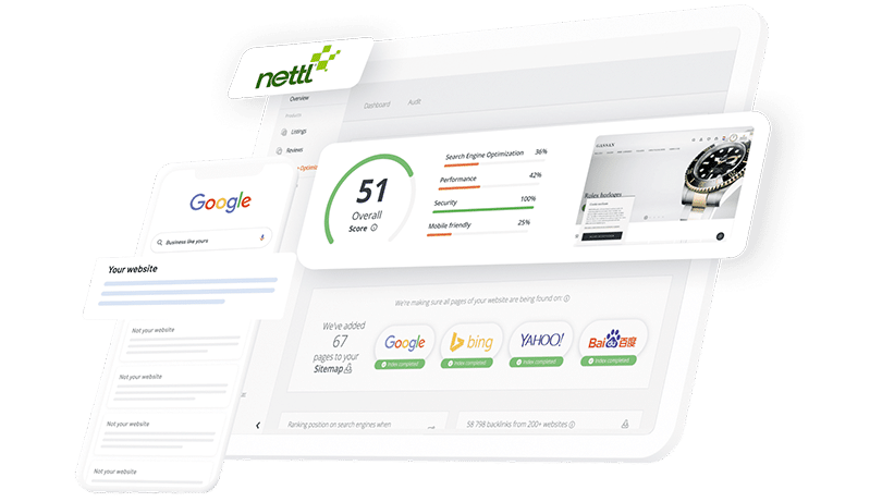 Screenshot of our SEO Console interface showing Google Business Profile data